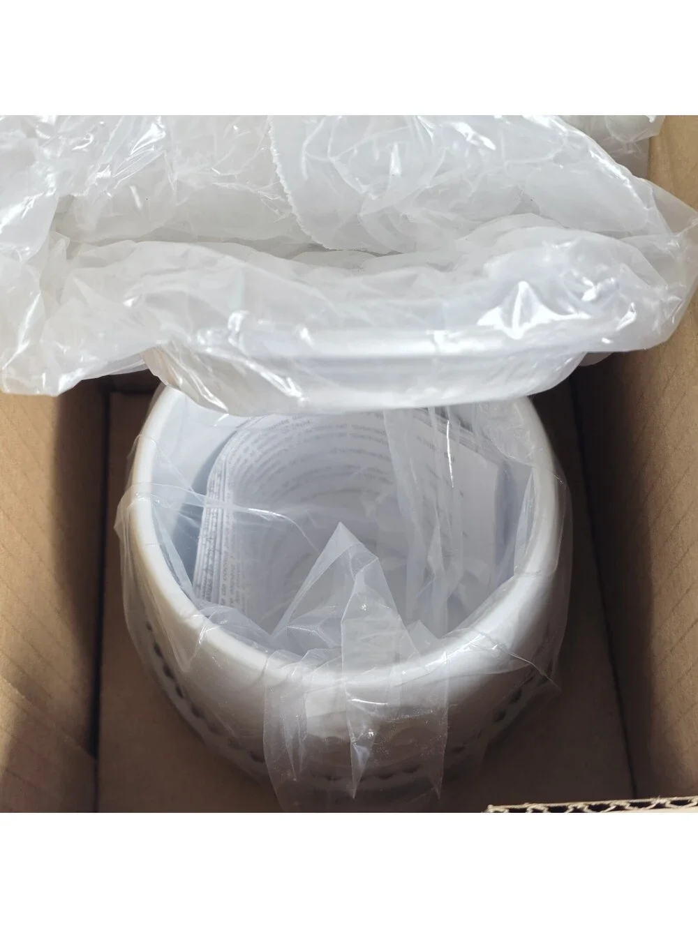 Pampered Chef Ceramic Microwave Egg Cooker W/Lid & Silicone Sleeve #1529 New